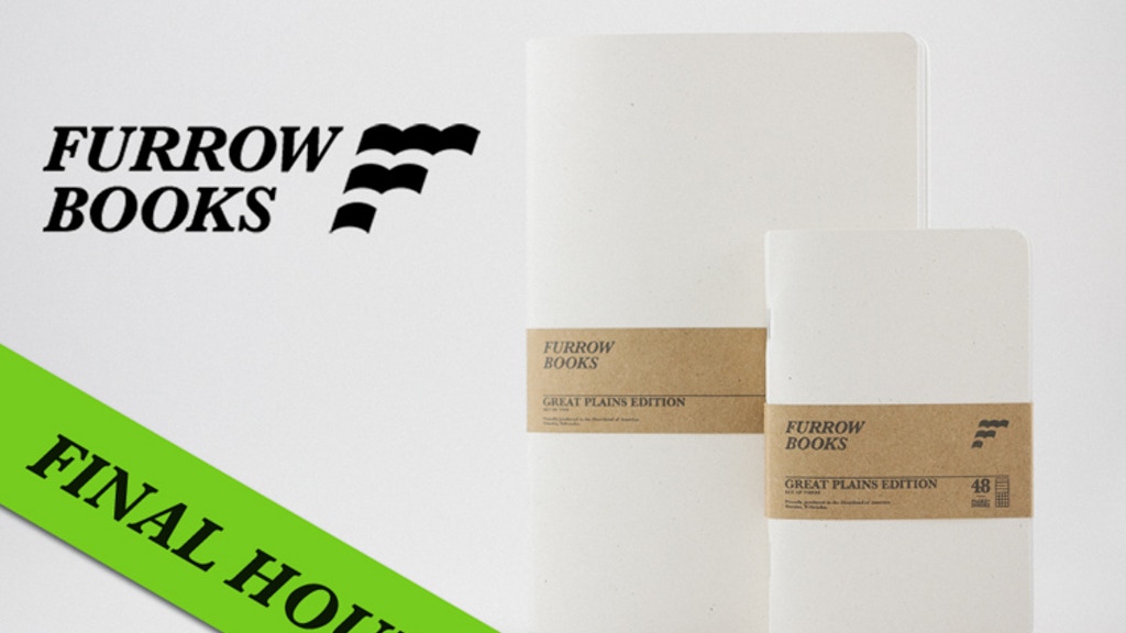 Furrow Books - Minimalist and Versatile Notebooks project video thumbnail